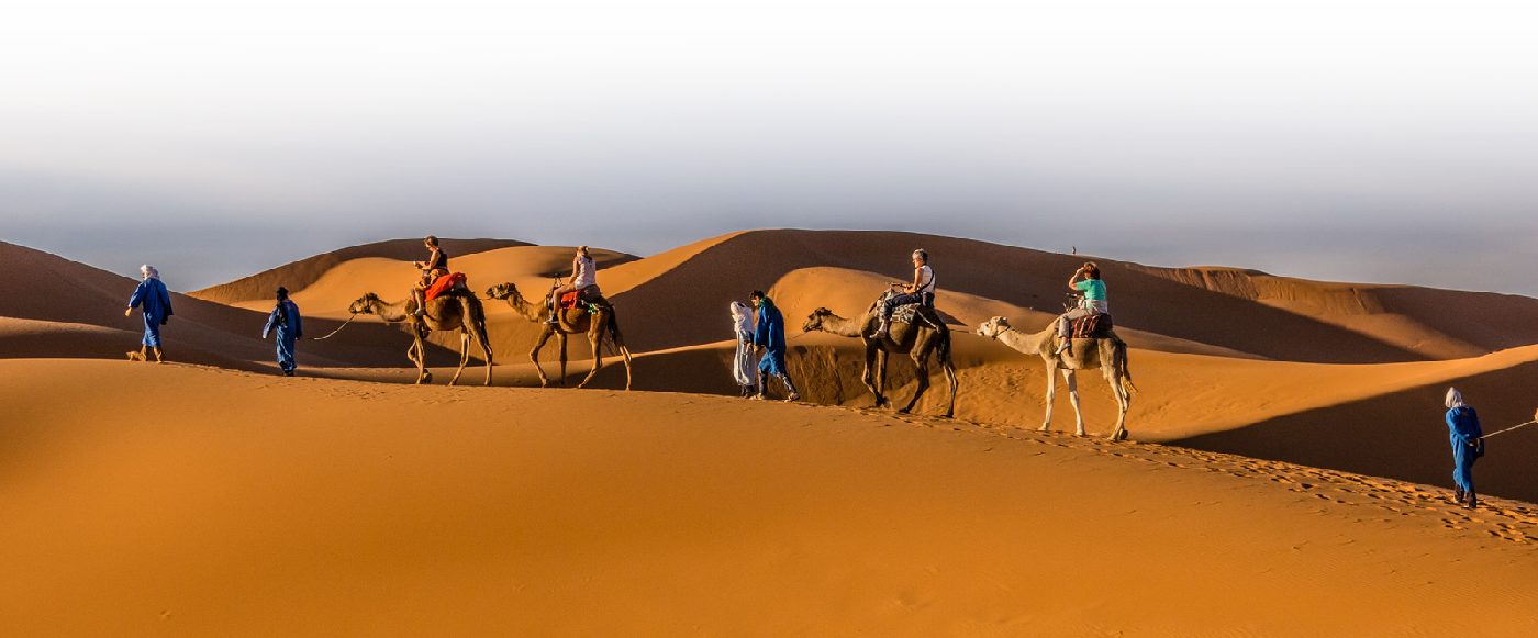 Trekking desert morocco