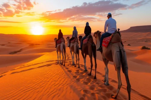 Morocco Camel trekking for 2 nights in Merzouga Desert camp